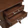 Johnessa 2 Drawer End Table with Shelf with Solid Wood Legs