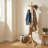 Schlusser Solid Wood Freestanding Coat Rack-755051414