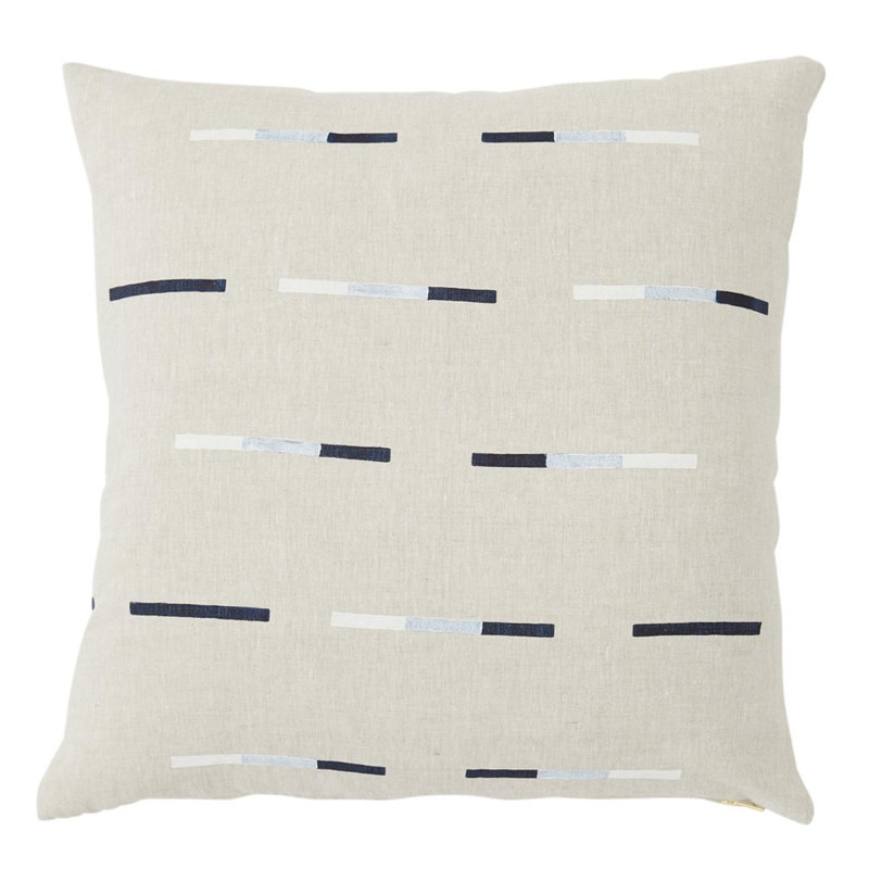 Coussin Schumacher x Caroline Z Hurley, Noir / blanc