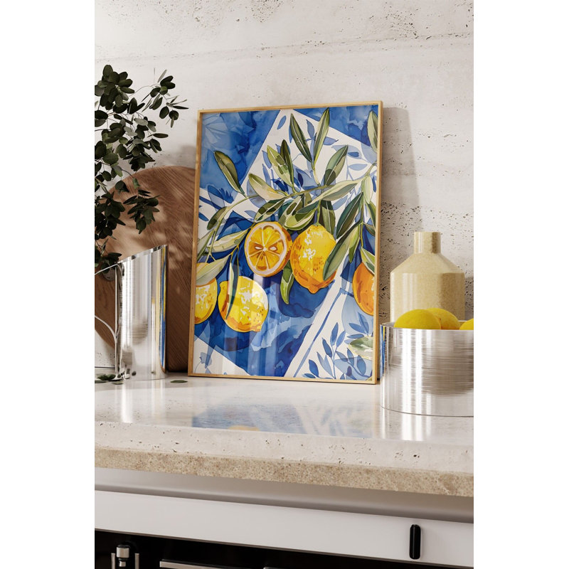 Peinture décorative encadrée