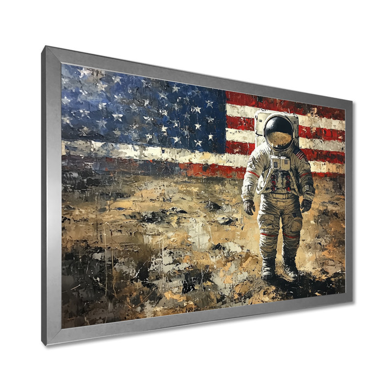 Art mural Kyrian, Reproduction encadrée d'une seule photo, Argent argent, H 12 po x l 20 po
