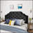 Elegant -Sized Headboard with Smooth Finish and Fine Detailing for a Luxurious Bedroom Experience