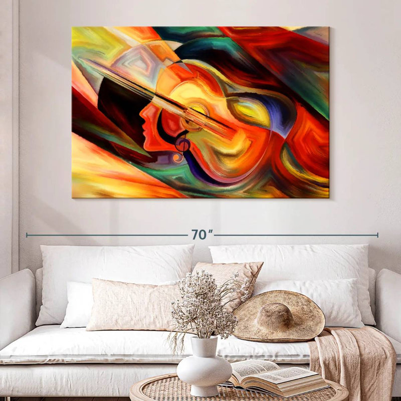 Abarca Abstract Music, 34" H x 51" W