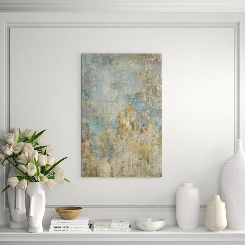 Faded Memories Painting by Jordan Thurston, 46" H x 30" W x 1.5" D, Outdoor