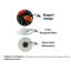 Horloge murale asiatique en verre trempé, rouge, noir, or-490804622-490804593