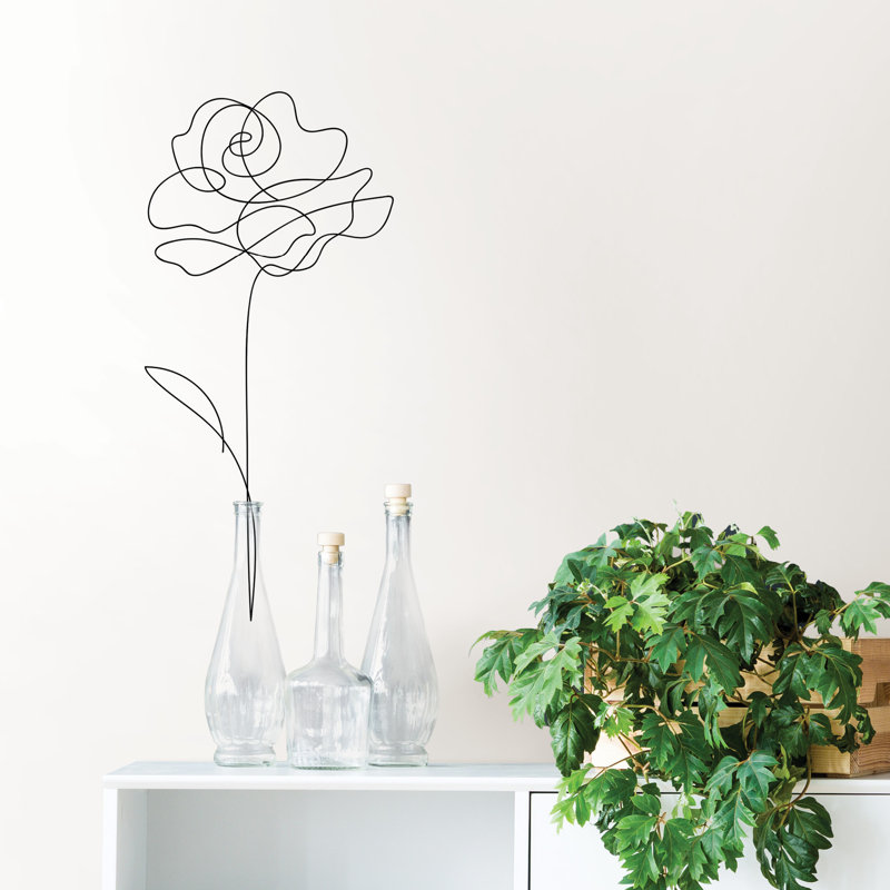 Décalcomanie murale rose doux