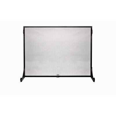 Single panel screen in black or matte gold finish
