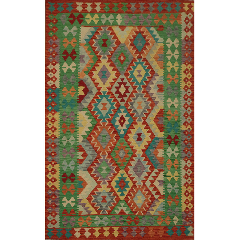 Tapis kilim à motif artistique Artful Symmetry