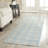 Lobato Kilim Hand Woven Flat Weave Wool Plaid Rug-2039187849