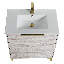 Ensemble de meuble-lavabo simple 30 po Deaunte-1746515766