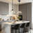 Modern 1-Light Single Dome Kitchen Island Pendant With Clear Glass-1618353749