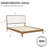 Bethelmie Solid Wood Upholstered Headboard Bed Frame-124075649-97285329