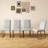 Kamden Heavy-Duty Faux Leather Dining Chairs with Iron Frame-115285066-118804534