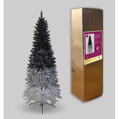 6.89' H Lighted Artificial Christmas Tree