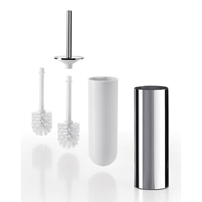 Gealuna 15.7in. H Free Standing Toilet Brush and Holder
