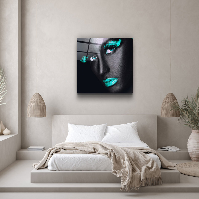 Superbe peinture décorative en verre trempé de 19,7 po x 19,7 po | 100% verre trempé, épaisseur: 0,16 pouce | Impression UV pour des couleurs éclatantes | Parfait pour la décoration intérieure, le salon ou le bureau