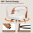 29.2'' Swivel Solid Wood Bar Stools Set Of 2-1636812180-1636812185