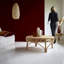 Coffee table made of rattan