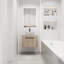 Ensemble de meuble-lavabo moderne 24 po avec lavabo en céramique, meuble-lavabo mural en chêne blanc avec porte à fermeture douce-1017120211-1017120205