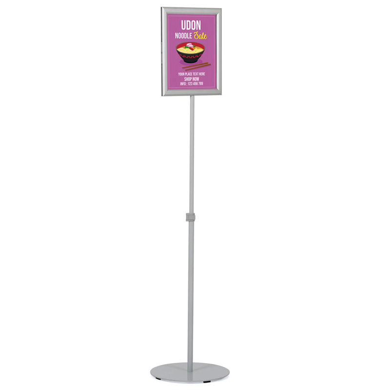 Pedestal Adjustable Telescoping Menuboard