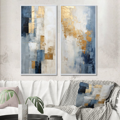 Danita - Abstract Canvas Art Print Set Of 2