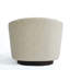75.2Cm Wide Tufted Swivel Barrel Chair-1989487589