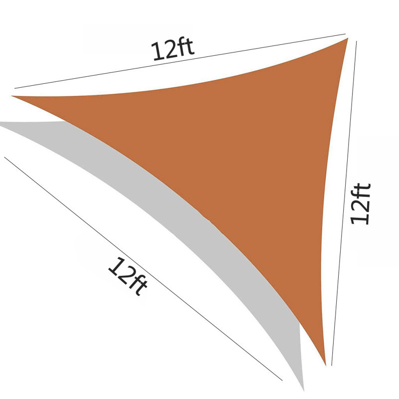Toile d'ombrage triangulaire 1 '