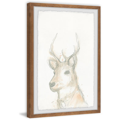 Deck Deer Cameo III - Drawing