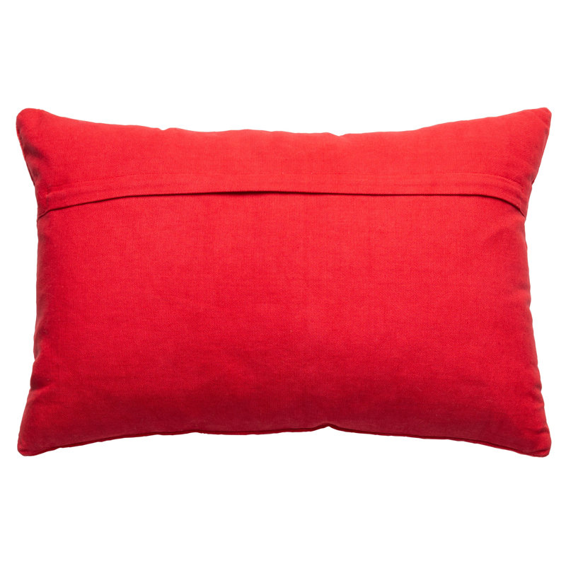 VELVET LUMBAR PILLOW  FA LA LA