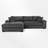 111.48" Wide L-Shape Upholstered Sectional-868888680