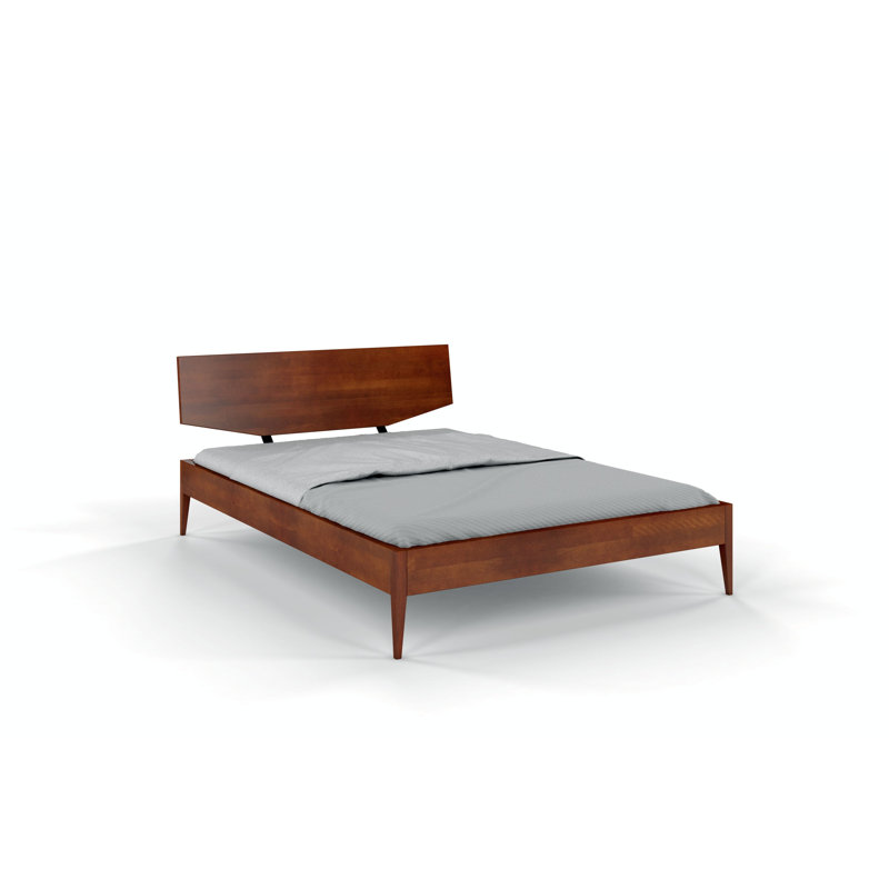 Desinor Solid Wood Bed, Walnut, Super King (6')