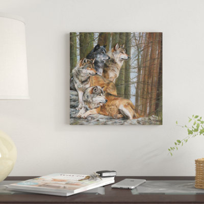 " Four Wolves " by David Stribbling