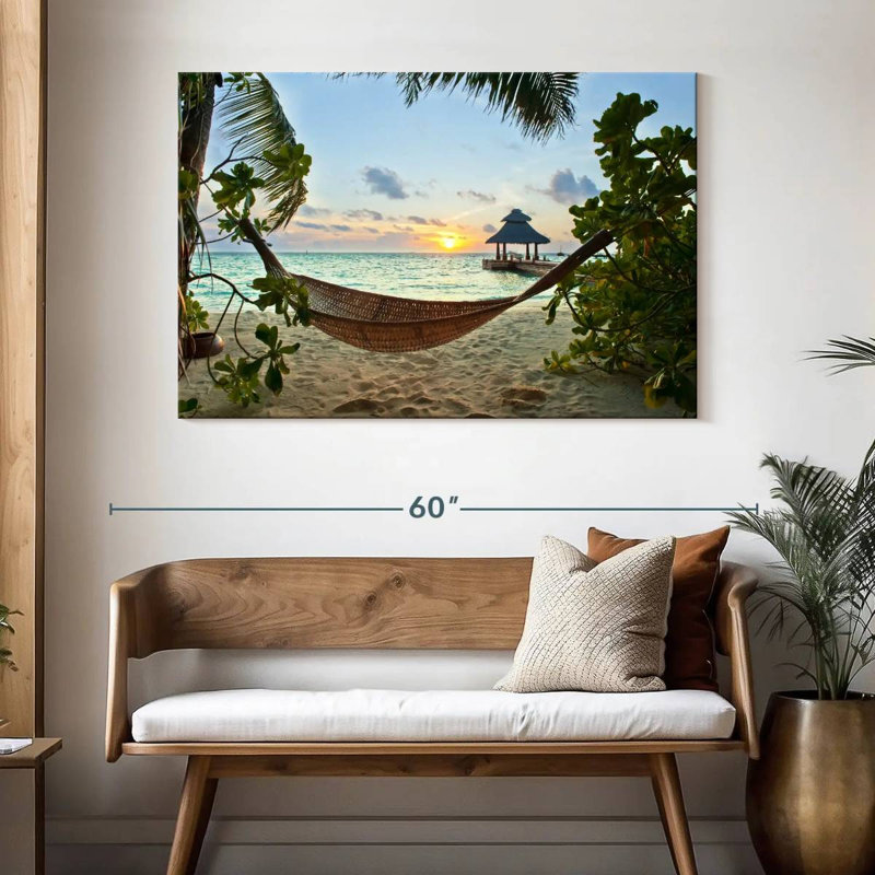 Gillard Rattan Hammock, 32" H x 48" W
