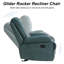 Fauteuil inclinable et berçant manuel Saidee-1784976526