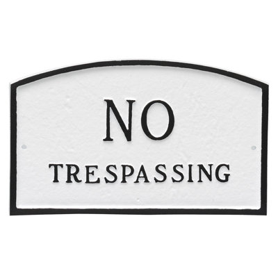 Weather Resistant Metal Garden Plaque