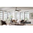 Mykonos 5 - Blade Smart Ceiling Fan with Remote Control and LED Light Kit Included, Works With Alexa and iOS / Android App-55426045