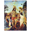 The Baptism Of Christ by Leonardo Da Vinci - Wrapped Canvas Print