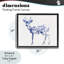 Cadre flottant Graceful Toile Deer-975624145-975624144