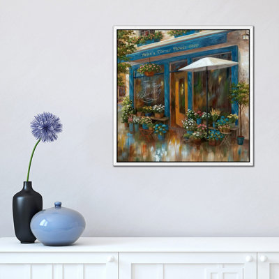 Anna's Corner Flower Shop by Nan - Painting on Canvas