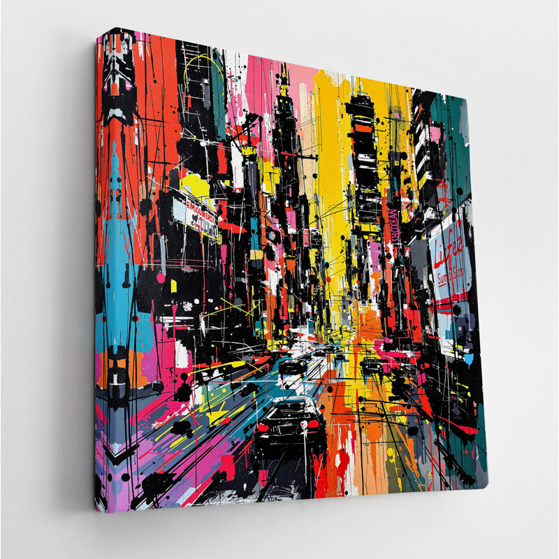 Downtown Arrival, 24" H x 24" W