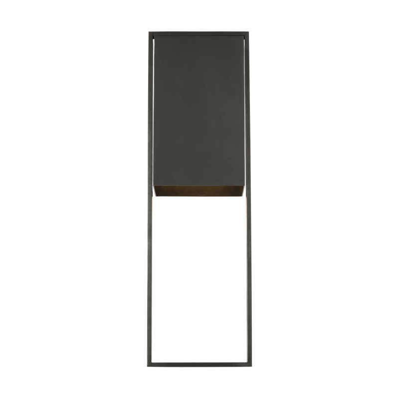Alude LED Outdoor Sconce, 24" H x 7.2" W x 4.8" D, Bronze