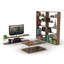 Bibliothèque industrielle à 6 tablettes Furnish Home Store, pour le bureau et le salon modernes-759406804