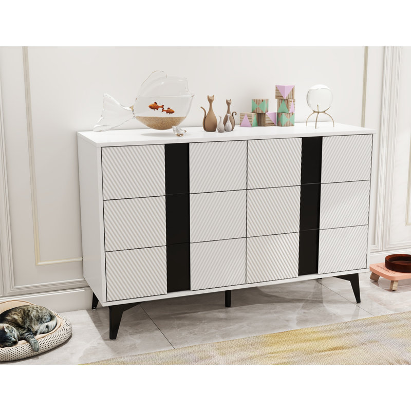 Commode 6 tiroirs Jahmaine