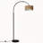 Floor Lamps For Living Room, Arc Floor Lamp with Dimmable Bulb, Boho Rattan Standing Lamp With 3 Color Temperatures, Height Adjustable Tall Lamp For Bedroom, Over Couch Reading Lamp-401096143