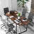 71 Inches Executive Table Oval Home Office Table With Cable Management Hole