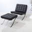 Armchair & Ottoman, Leather-1483161831