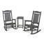 Ensemble 3 pièces de chaise berçante POLYWOOD-47535155
