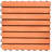 12" x 12" Wood Interlocking Deck Tile in Tan