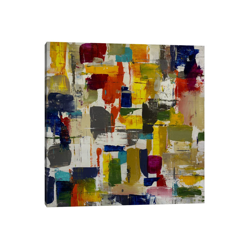 Fresh Mod by Julian Spencer - Painting on Canvas, 93.98 cm H x 93.98 cm W x 1.91 cm D, Wrapped Canvas