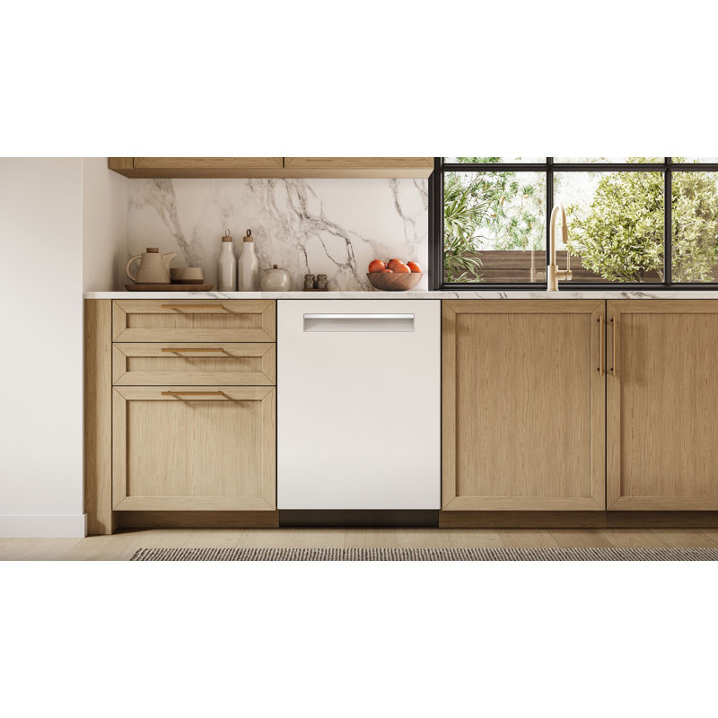 500 Series 24" Pocket Handle Dishwasher, White
